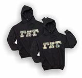 Gamma Xi Gamma - Hooded Sweatshirt, Embroidered (Double Stitched) - 4997M JERZEES® SUPER SWEATS®