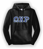 Omega Chi Rho - Hooded Sweatshirt, Embroidered(Double Stitched) - 4997M JERZEES® SUPER SWEATS®