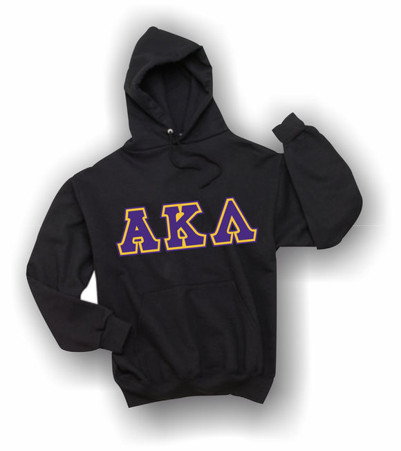 Alpha Kappa Lambda - Hooded Sweatshirt, Embroidered (Double Stitched) - 4997M JERZEES® SUPER SWEATS®