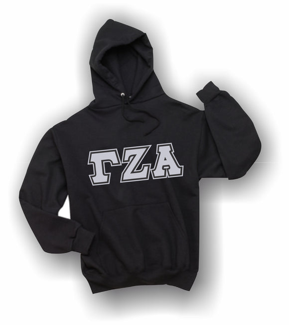 Gamma Zeta Alpha - Hooded Sweatshirt, Embroidered (Double Stitched) - 4997M JERZEES® SUPER SWEATS®