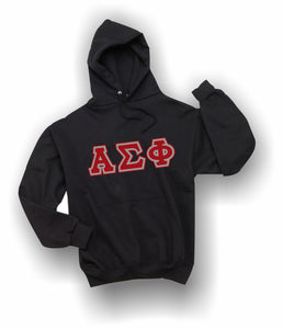 Alpha Sigma Phi - Hooded Sweatshirt, Embroidered (Double Stitched) - 4997M JERZEES® SUPER SWEATS®