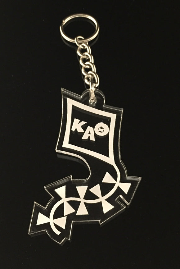 Kappa Alpha Theta - Acrylic Kite Keychain with Letters
