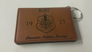 Kappa Beta Gamma - Leatherette ID Wallet