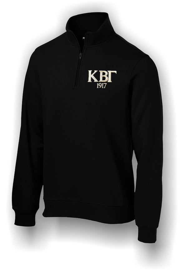 Kappa Beta Gamma - Sport-Tek® 1/4-Zip Sweatshirt. ST253 with Embroidery