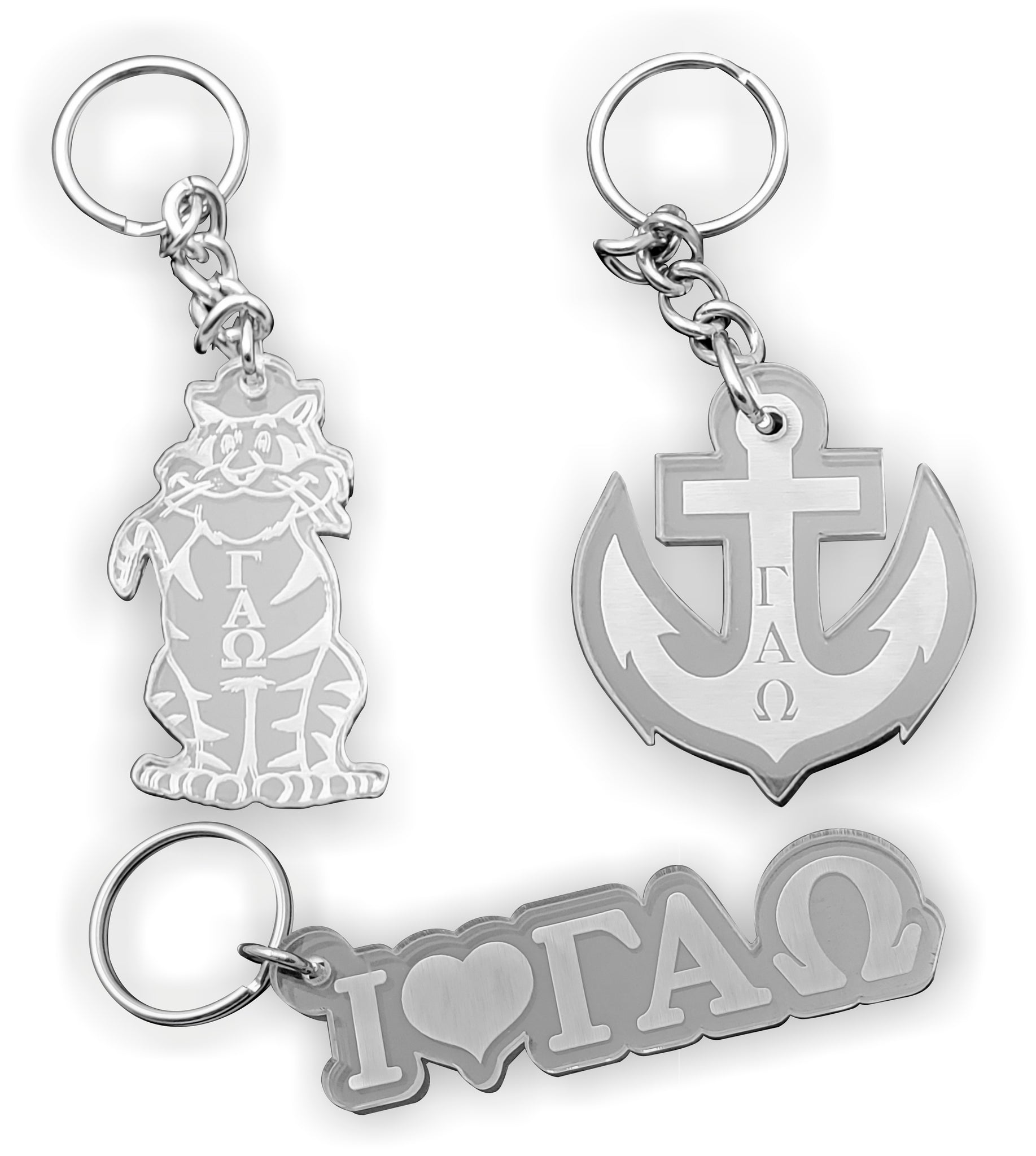 Alpha Chi Omega Keychain Keyfob Wristlet – Anastasia's Designs, LLC