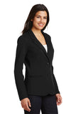 Sigma Tau Sigma-Port Authority® Ladies Knit Blazer-STS-LM2000-CRST-BLK