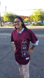 Lambda Theta Nu - Baseball Button up Jersey with Letters and Name