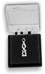 Alpha Chi Omega - Lavalier, Sterling Silver; ACW-LVLR