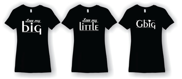 Love My Big/Little T-Shirt - BC6004