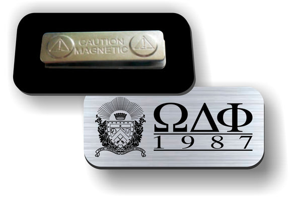 Omega Delta Phi - Name tags for Chapter Meetings