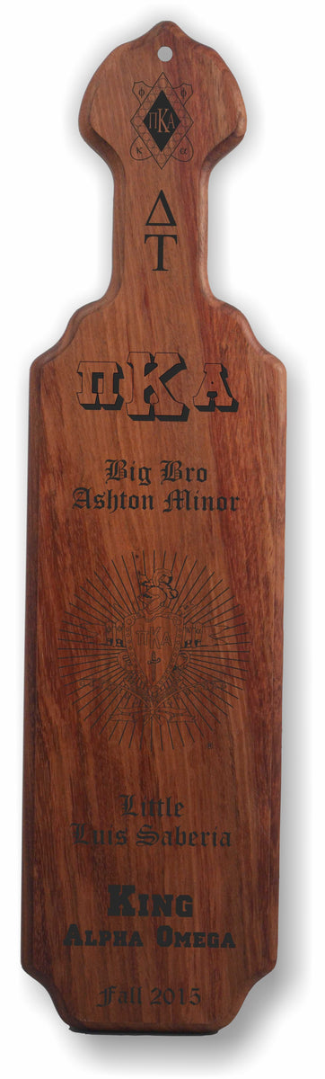 Pi Kappa Alpha - Paddle, Custom, Laser Engraved - PKA-01-PDL-21 – Greek ...