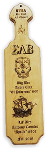 Sigma Lambda Beta-Paddle, Custom, Laser Engraved, 21 Inch-SLB-01-PDL-21-SHIP