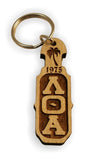 Lambda Theta Alpha-Paddle Keychain, Laser Engraved-LQA-01-KEY-PDL