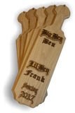 Paddle - Oak with Walnut and Oak Letters - Kit