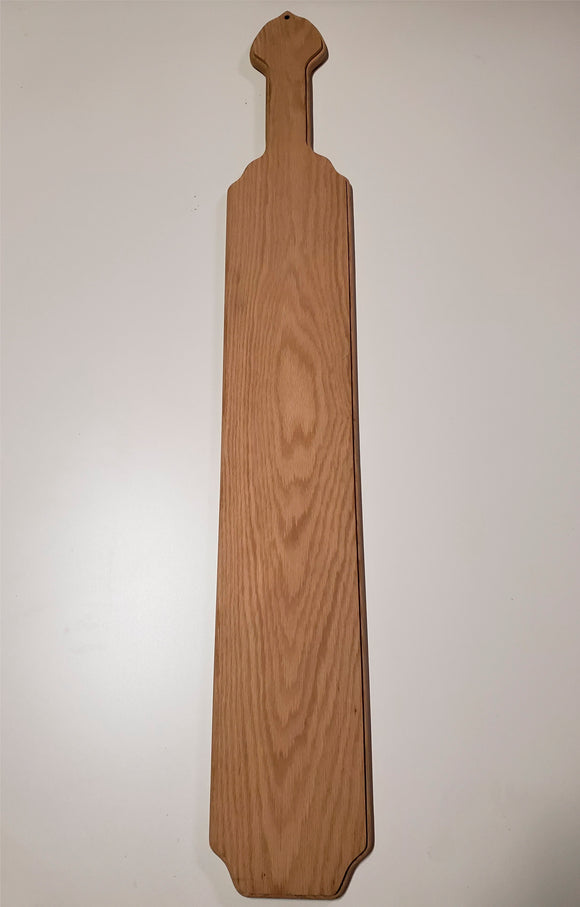 Paddle - Unfinished 4ft. Traditional Oak Paddle