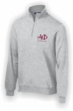 Alpha Phi – 1/4 Zip Sweatshirt, Embroidered – ST253 Sport-Tek®