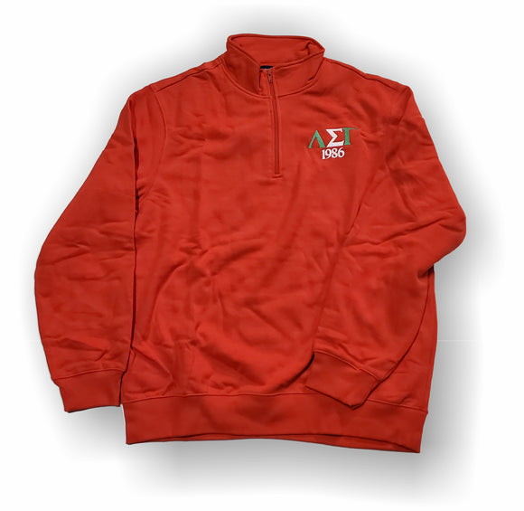 Lambda Sigma Gamma – 1/4 Zip Sweatshirt, Embroidered – ST253 Sport-Tek®