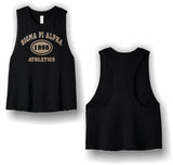 Sigma Pi Alpha-BELLA+CANVAS ® Women’s Racerback Cropped Tank-SPA-BC6682-TANK-GLDGLTR