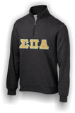 Sigma Pi Alpha–1/4 Zip Sweatshirt, Embroidered–SPA-ST253-QTRZP-LTR-FULL