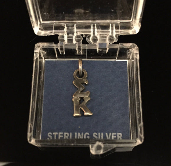 Sigma Kappa - Sterling Silver Lavalier Charm