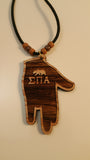 Sigma Pi Alpha - Wood Hand Sign Tiki