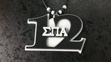 Sigma Pi Alpha - Leatherette Number Tiki