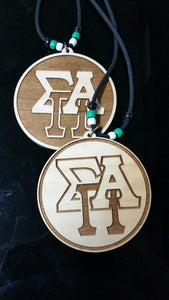 Sigma Pi Alpha - Tiki with Interlocking Letters