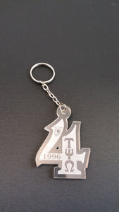 Tau Psi Omega - Number 4 Acrylic Key Chain