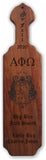Alpha Phi Omega-Paddle, Custom, Laser Engraved, 21 Inch-AFW-01-PDL-21