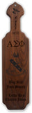 Alpha Sigma Phi-Paddle, Custom, Laser Engraved, 21 Inch-ASF-01-PDL-21