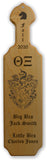 Theta Xi-Paddle, Custom, Laser Engraved, 21 Inch-QX-01-PDL-21