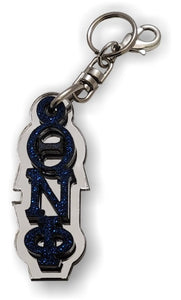 Theta Nu Phi-PURSE Zipper Pull Keychain-QNF-03-KEY-ZIPPULL